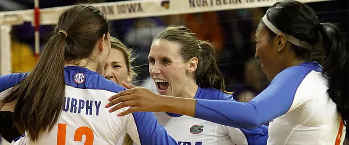 Gators Rally from First Set Defeat to Earn 3-1 Victory over Missouri in NCAA First Round