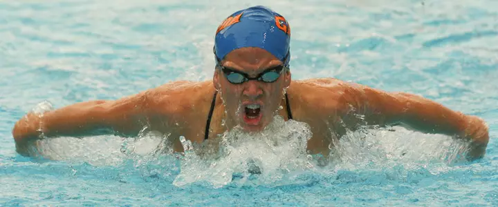 Junior Teresa Crippen Featured on Morning Swim Show