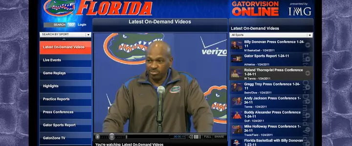 Coach Holloway Met The Media Monday at the All-Sports Press Conference