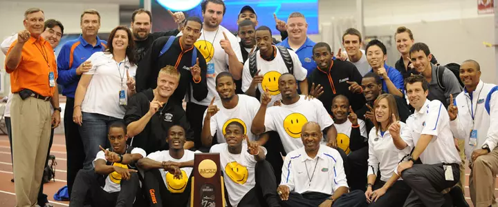 Back-to-Back: Gator Men Win NCAA Indoor Title