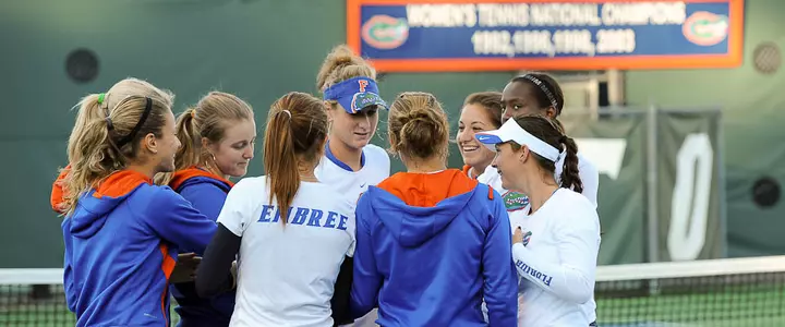 TIME CHANGE for TODAY's UF Women's Tennis Match ? 1 p.m. START