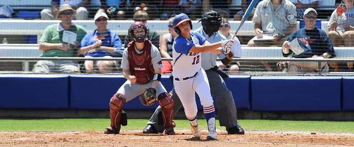 Bush Stakes Claim Over SEC Career Home Runs Record; Gator Softball Downs Arkansas, 8-0, for Series Sweep