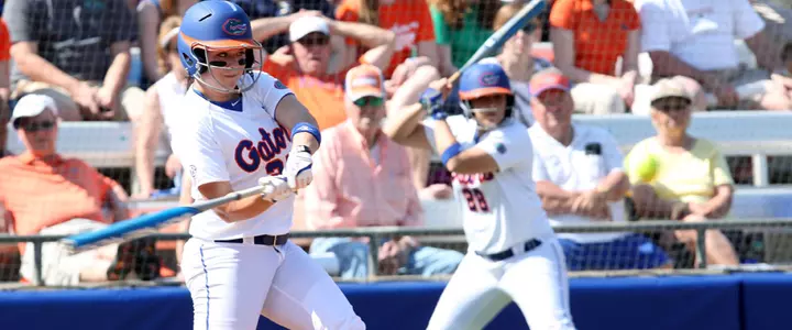 Seven Homers Lead Gator Softball to Doubleheader Sweep; No. 10 Florida Clinches Series at No. 24 Auburn
