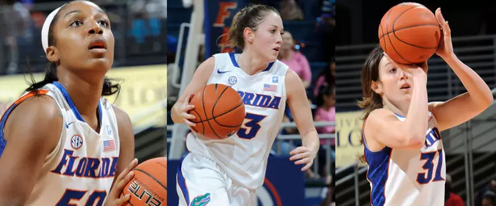 Women's Basketball Trio Earns Spot on SEC Winter Academic Honor Roll