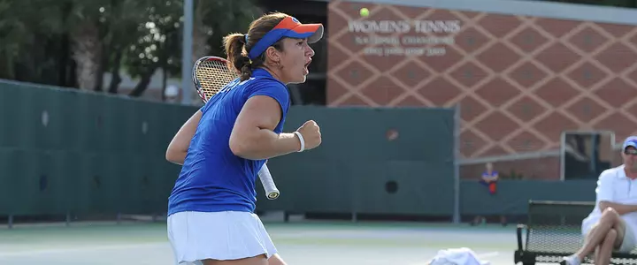 Women's Tennis Defeats No. 6 Georgia for 100th Straight Regular-Season Home Win