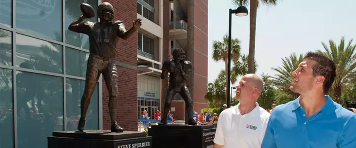Tebow and Wuerffel Return To A Lovefest At Swamp As UF's Three Heisman Winners Honored
