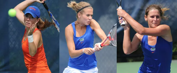Women's Tennis Trio, Thornqvist Honored by Intercollegiate Tennis Association
