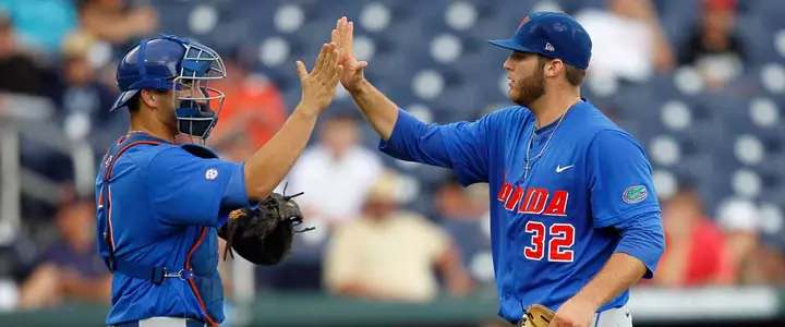 Worth the Wait: Rodriguez's Outing Puts Gators in Driver's Seat at CWS