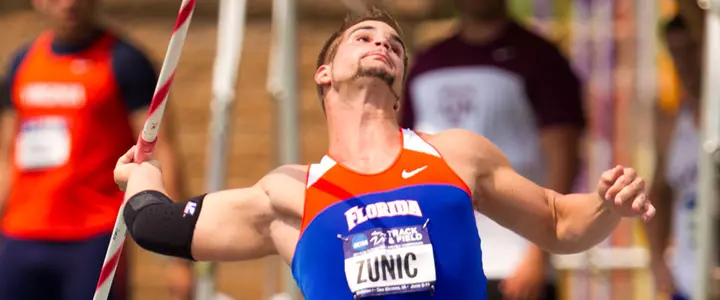 Best Throw Comes On Biggest Stage for Florida Freshman Stipe Zunic