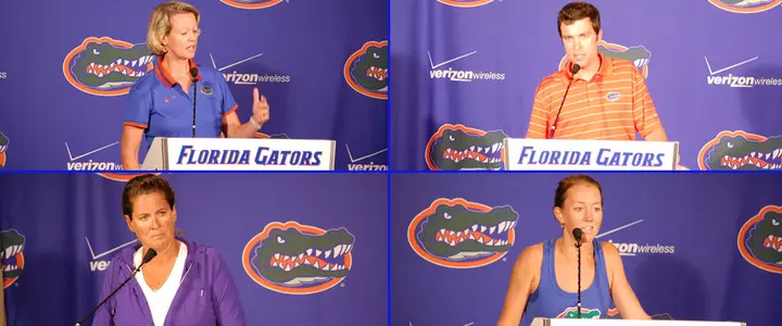 Several Gator Sports Met with the Media on Monday