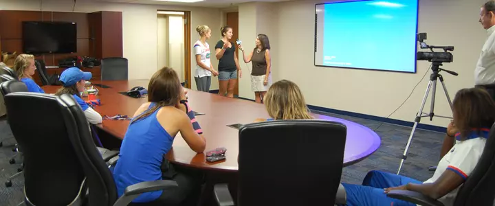 Gators Enjoy Media Training Sessions as Part of Overall Student-Athlete Experience