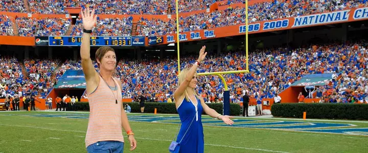 Former Gators Abby Wambach and Heather Mitts Still Riding World Cup Wave