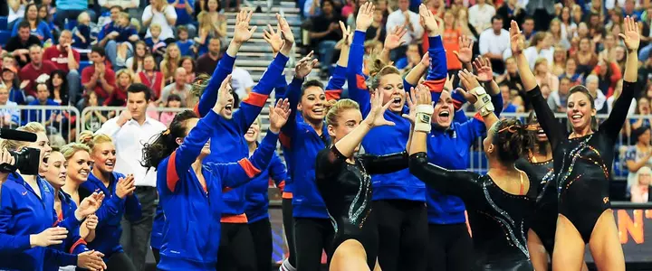 No. 8 Florida Gymnastics Use Nation's Top Total to Take Quad Meet