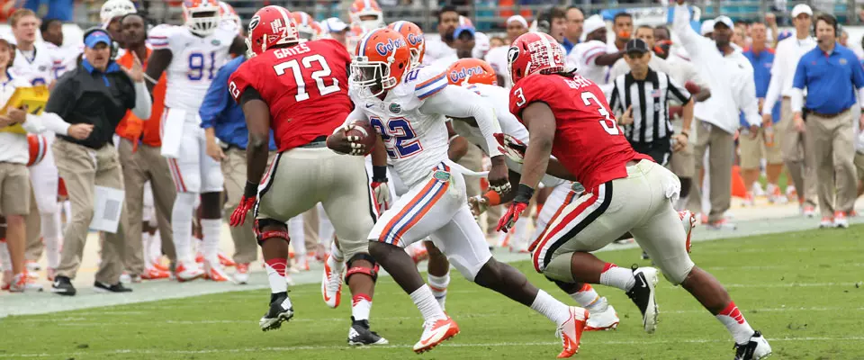 Gators Come Up Short in Jacksonville, Fall to Georgia, 17-9