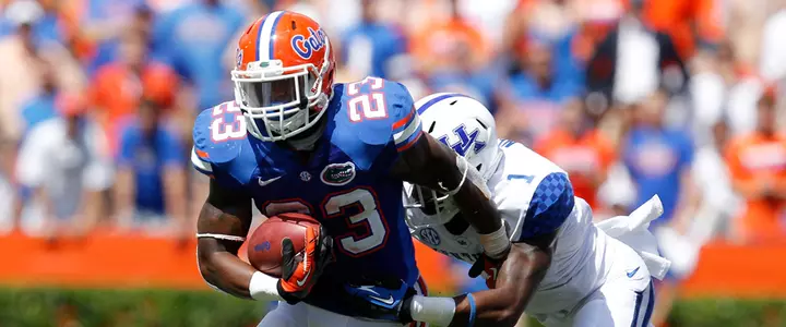 Gator Running Back Mike Gillislee Named Walter Camp Offensive Player of the Week