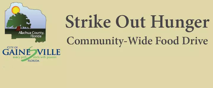 Gators to Participate in Strike Out Hunger Food Drive