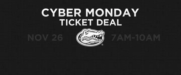 Gators Announce Cyber Monday Ticket Sale for NEXT Monday, Nov. 26