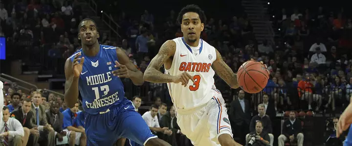 Gators Use Strong Second Half to Pull Away from Middle Tennessee State