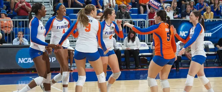No. 14 Seed Florida Volleyball Sweeps Tulsa in NCAA First Round