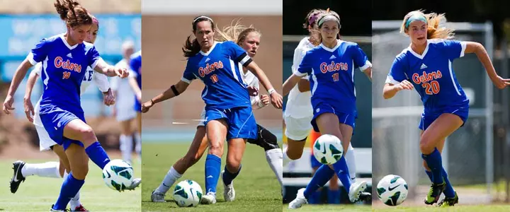 Four Gator Soccer Players Named to NSCAA All-South Region Teams