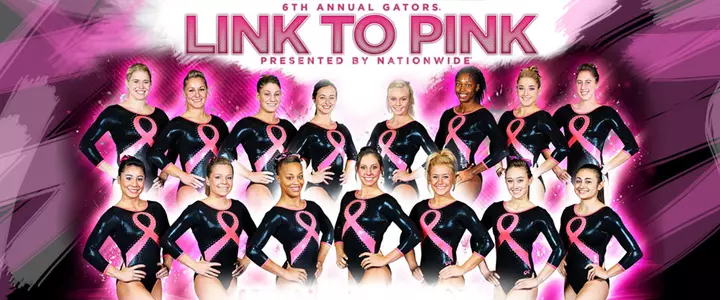 Gators Link to Pink Features No. 4 Florida Gymnasts versus No. 14 LSU Friday in O'Connell Center