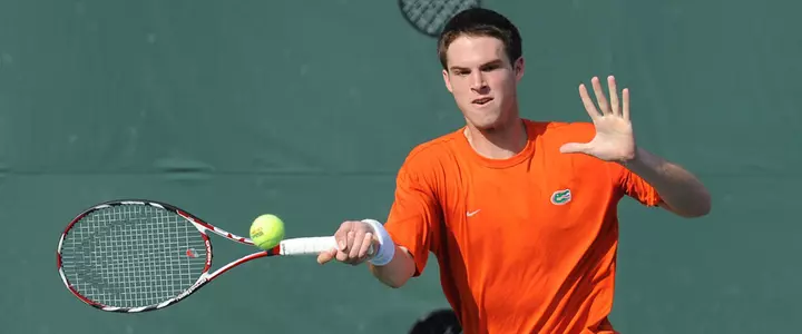 Men's Tennis Falls to No. 5 Georgia, 4-2, at ITA National Indoors