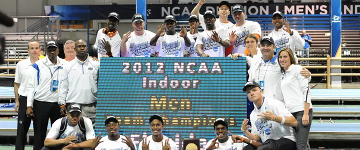 Three-Peat Complete! Gator Men Win Third Consecutive NCAA Indoor Championship