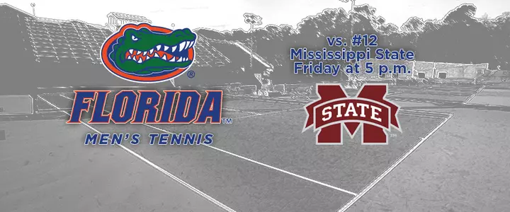 No. 11 Men's Tennis Takes on No. 12 Mississippi State Friday at 5 p.m.