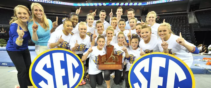 No. 1 Gator Gymnastics Team Claims Southeastern Conference Title