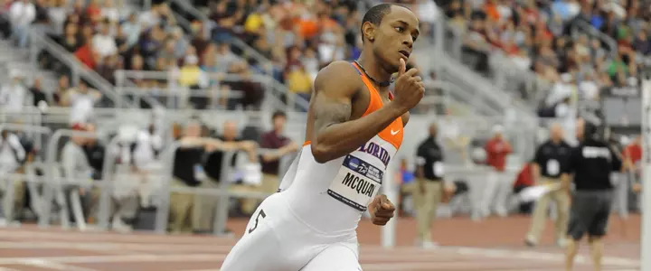 Sprinter McQuay Ready to Run, Help Gators Three-Peat at NCAA Indoors