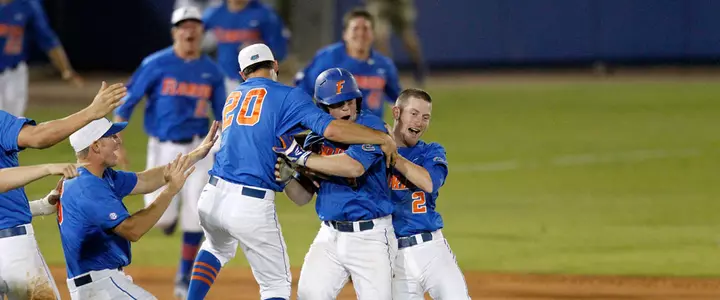 No. 1 UF Baseball Outlasts Georgia, 3-2, In 16 Innings To Claim Series Opener