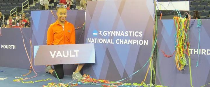 Florida Gymnast Kytra Hunter is 2012 NCAA Vault Champion