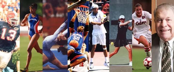 Eight Gators to be Inducted into UF Athletic Hall of Fame Friday Night