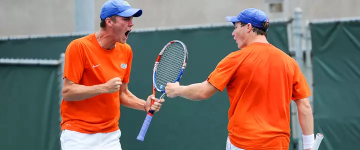 No. 12 Florida men's tennis defeats Harvard, 4-0; Advances to Round of 16 of NCAA Championship