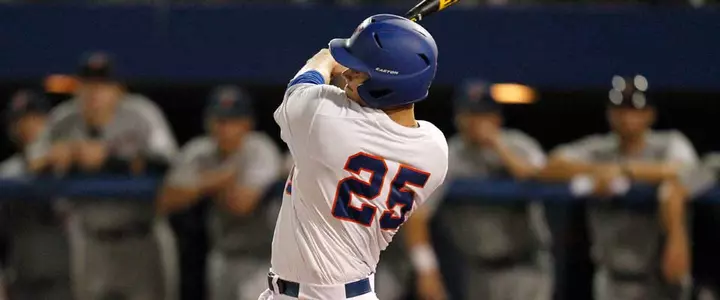 Samford Takes Down No. 3 UF Baseball, 12-7; Tucker Ties School's Career Hit Record
