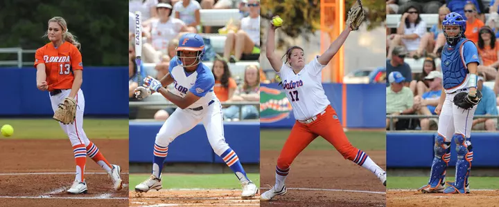 Four Gator Softball Players Named to NFCA All-Southeast Region Teams