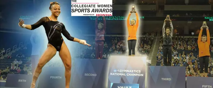 Florida gymnast Kytra Hunter is the Honda Sports Award recipient