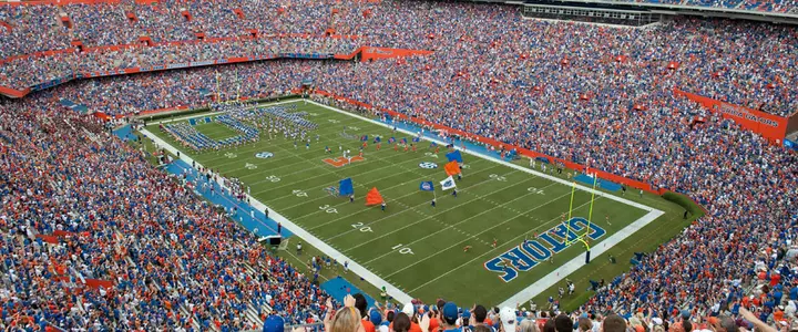 Ben Hill Griffin Stadium - Team Takes Field