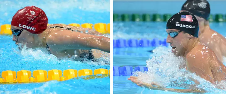 Burckle and Lowe Compete in Finals, Lochte Advances