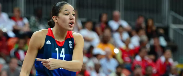 Azania Stewart Earns Third Start of Olympic Basketball Games
