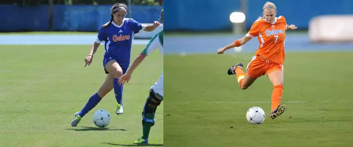 Soccer All-Americans Erika Tymrak & Kathryn Williamson on 2012 MAC Hermann Trophy Watch List