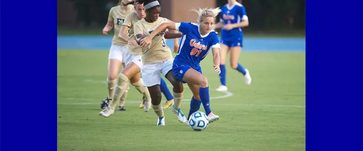 No. 22 Gator Soccer Takes 2-1 OT Win at Auburn
