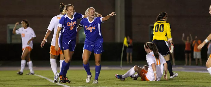 Gator Soccer Defeats No. 23 Tennessee 2-1