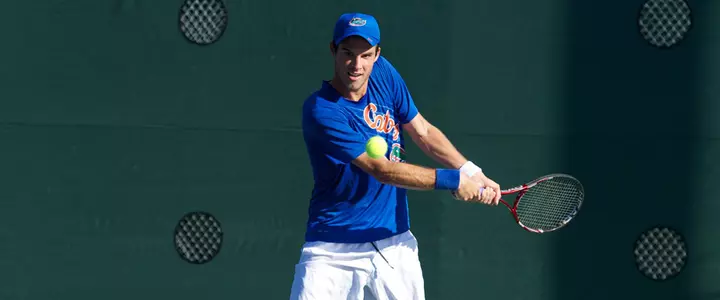 No. 12 Men's Tennis Wins Opener Against Miami, 5-2, in Coach Shelton's Debut