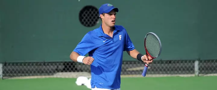 UF Men's Tennis Defeats UNC-Wilmington, 4-2, to Advance to ITA National Indoors