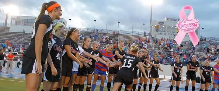 No. 8 Florida soccer plays host to No. 23 Kentucky Friday for Kicking for the Cure match
