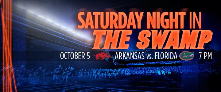 Broadcast Information: Gators vs. Arkansas #UFvsARK