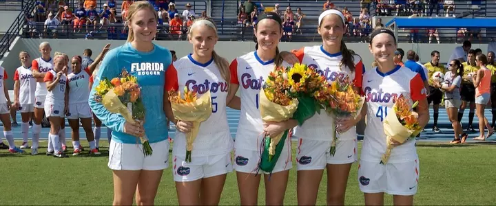 No. 8 Gator soccer defeats No. 25 LSU 3-0 on Senior Day