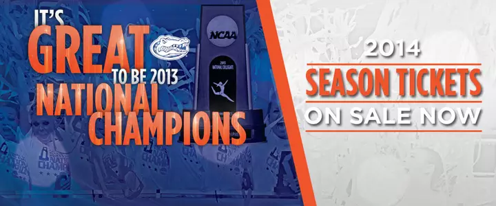 2014 Gator Gymnastics season tickets on sale