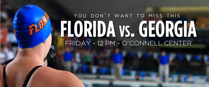 Florida Swimming and Diving Host Georgia in Annual SEC Dual